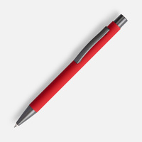 16427.50 - Ручка шариковая Atento Soft Touch, красная