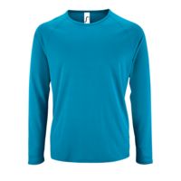 02071321 - Футболка с длинным рукавом Sporty LSL Men, ярко-бирюзовая