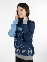18244.02 - Джемпер на заказ Tricksy Net Reglan, полушерсть