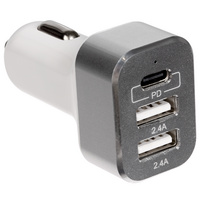 14212.60 - Автомобильное зарядное устройство Branchy с разъемом Type-C, белое