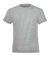 6645.11 - Футболка детская Regent Fit Kids, серый меланж