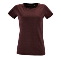 02758148 - Футболка женская Regent Fit Women, бордовый меланж