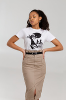 70915.60 - Футболка женская «Меламед. Nina Simone», белая