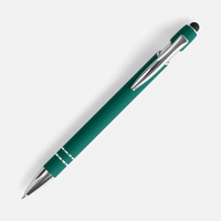16426.90 - Ручка шариковая Pointer Soft Touch со стилусом, зеленая