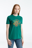 70521.91 - Футболка «Узор», зеленая