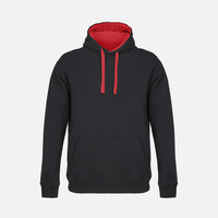 04853917 - Худи унисекс Cameron, черное с красным