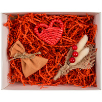 14762.51 - Коробка с окном InSight, белая с красным наполнением