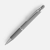 17694.10 - Ручка шариковая Chromos Soft Touch, серая