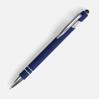 16426.40 - Ручка шариковая Pointer Soft Touch со стилусом, темно-синяя