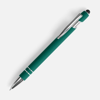 16426.90 - Ручка шариковая Pointer Soft Touch со стилусом, зеленая