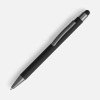 16428.30 - Ручка шариковая Atento Soft Touch Stylus со стилусом, черная