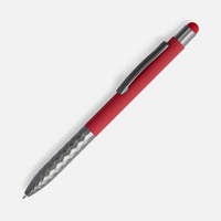 18322.50 - Ручка шариковая Digit Soft Touch со стилусом, красная