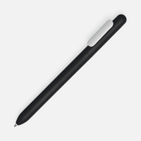 6969.63 - Ручка шариковая Swiper Soft Touch, черная с белым