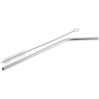 12508.00 - Набор Mellow, с изогнутой трубочкой, серебристый