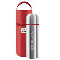 15349.10 - Термос Relaxika Duo 1000 в чехле, стальной