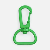 16507.94 - Застежка-карабин Snap Hook, M, зеленый неон