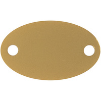 13843.00 - Шильдик металлический Alfa Oval, золотистый