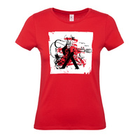 70410.50 - Футболка женская Carmen and Carwoman, красная
