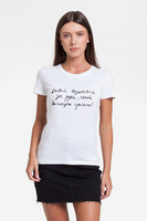 70028.60 - Футболка женская «Давай возьмемся за руки», белая