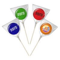 18484.01 - Леденец без сахара на палочке Prism L на заказ