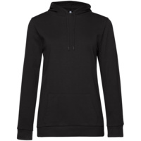 WW04W005 - Толстовка с капюшоном женская Hoodie, черная