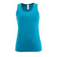 02117321 - Майка женская Sporty TT Women, ярко-бирюзовая
