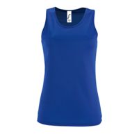 02117241 - Майка женская Sporty TT Women, ярко-синяя