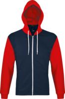 47700953 - Толстовка на молнии Silver 280 темно-синяя с красным