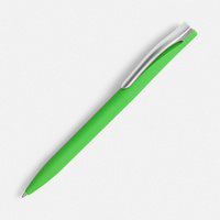 3322.90 - Ручка шариковая Pin Soft Touch, зеленая