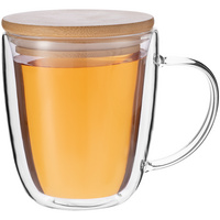 15977.00 - Кружка с двойными стенками Kupla с бамбуковой крышкой