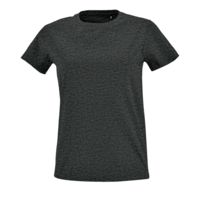 02080348 - Футболка женская Imperial Fit Women, черный меланж