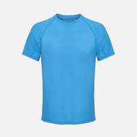 04787321 - Футболка спортивная унисекс Vortex, ярко-бирюзовая