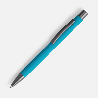 16427.49 - Ручка шариковая Atento Soft Touch, бирюзовая
