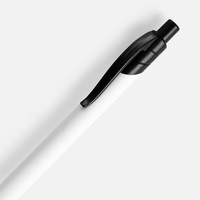 18325.60 - Ручка шариковая Undertone Black Soft Touch, белая