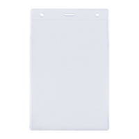 6880.10 - Карман для бейджа Lucid, вертикальный, из фактурного ПВХ