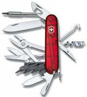 7746.55 - Офицерский нож CyberTool L, прозрачный красный