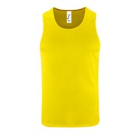 02073306 - Майка мужская Sporty TT Men, желтый неон