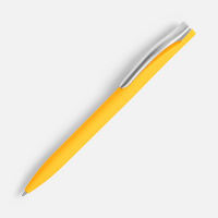 3322.80 - Ручка шариковая Pin Soft Touch, желтая