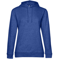 WW04W612 - Толстовка с капюшоном женская Hoodie, ярко-синий меланж