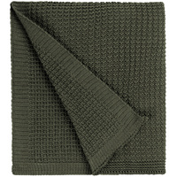 11590.90 - Плед Lattice, зеленый меланж (оливковый)