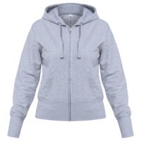WW642610 - Толстовка женская Hooded Full Zip серый меланж
