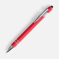 16426.50 - Ручка шариковая Pointer Soft Touch со стилусом, красная