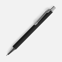 18323.30 - Ручка шариковая Lobby Soft Touch Chrome, черная