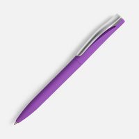 3322.70 - Ручка шариковая Pin Soft Touch, фиолетовая