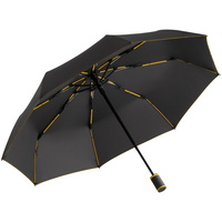 64715.80 - Зонт складной AOC Mini с цветными спицами, желтый