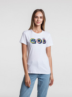 71907.60 - Футболка женская «Новый GOD», белая