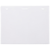 6879.10 - Карман для бейджа Lucid, горизонтальный, из фактурного ПВХ