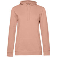 WW04W307 - Толстовка с капюшоном женская Hoodie, бежевая (nude)