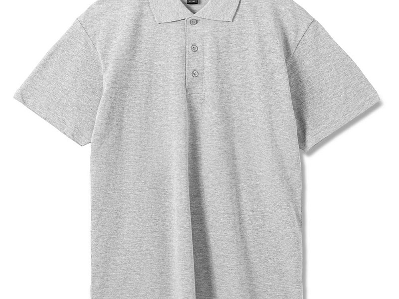 Рубашка поло мужская Summer 170, светло-серый меланж