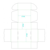 Коробка Medio, крафт